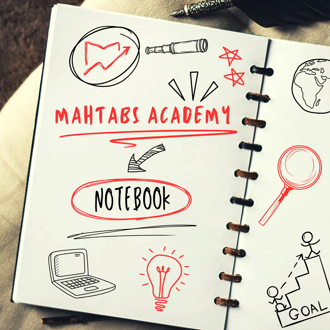 Mahtabs Notebook — newsletter creative